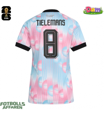 Belgien Youri Tielemans #8 Bortatröja Kvinnor VM 2026 Kortärmad
